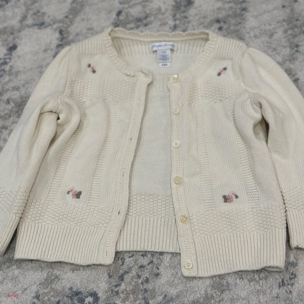 Girls Ralph Lauren cardigan sweater bear size 24 month excellent